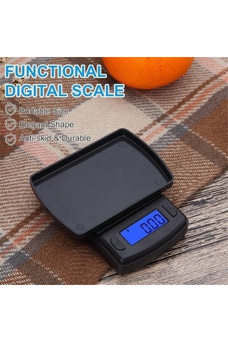 500g Taşınabilir Cep Elektronik Dijital Ekran Ölçeği Hassasiyet 0.01g Mutfak Gıda Baharatlar Için Otlar Çay Yaprak Takı Altın