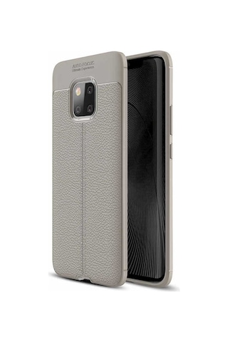 Huawei Mate 20 Pro Kılıf Zore Niss Silikon Kapak Kırmızı