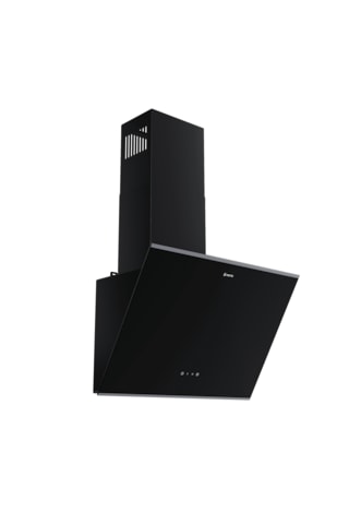 Narte NT-H20060BX 60 Cm Siyah Cam Inox Çıtalı Eğimli Davlumbaz