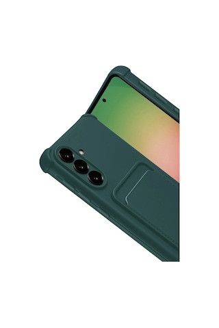 Samsung Uyumlu Galaxy A17 5g Kelvin Kartvizitli Silikon Koyu Yeşil