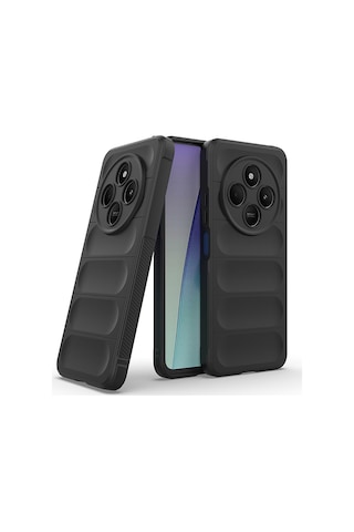 Xiaomi Redmi 14c 4g Kılıf Esnek Tpu Oyuklu Arka Yüzey Tasarımlı Zore Etnik Silikon Kapak Lacivert