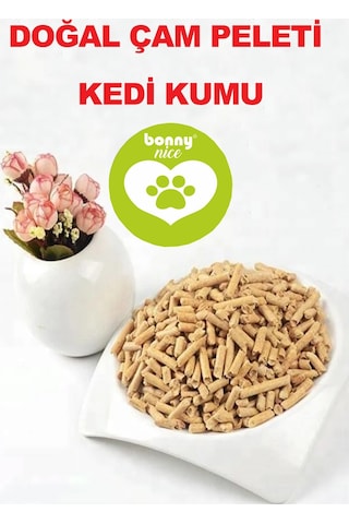 Bonny Nice Doğal Çam Peleti Kedi Kumu 10 KG 20 L