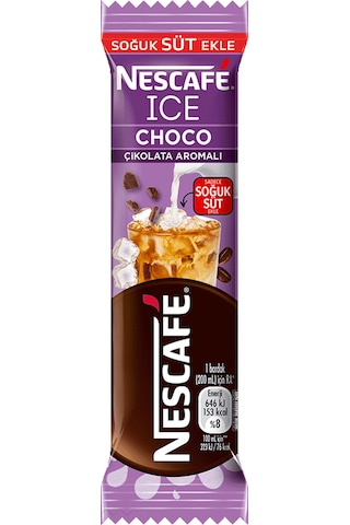 Nescafe Ice Choco Çikolata Aromalı 10,6 Gr X 40 Adet Çözünebilir