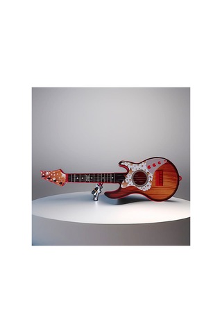 Oyuncak Gitar Elektro Gitar Okul Gösterileri İçin Gitar 15x50cm 2 Adet