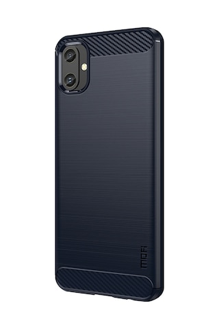 Samsung Galaxy A05 4g Tpu Kılıf Karbon Fiber Doku Telefon Kılıfı Mofı Jk Tpu Serisi-1 Mavi