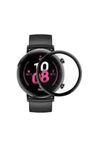 Newface - 540 - Huawei Watch Gt2e Polymer Nano Ekran Koruyucu - Kmrsfres - - Şeffaf