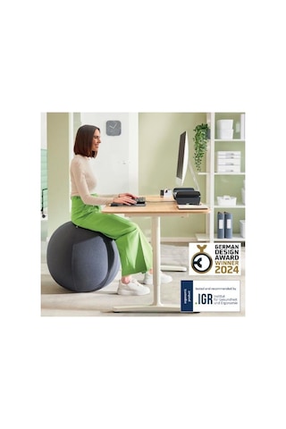 Leitz Ergo Active Kaymaz Oturma Topu 65 Cm - Koyu Gri - Kod:65420089