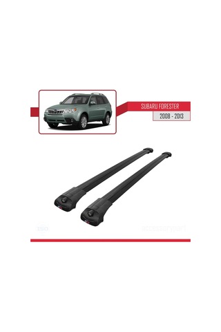 Subaru Forester 2008-2013 Arası İle Uyumlu Ace-1 Ara Atkı Tavan Barı Siyah