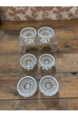 Wow Gümüş Yuvarlak Kesme Lokumluk 6 Lı Gümüş