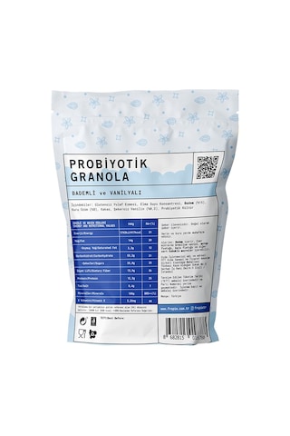 Fropie Probiyotik Granola - Badem & Vanilya 200 G
