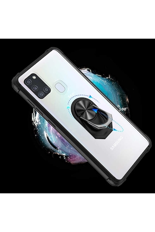 Galaxy A21s Kılıf Zore Mola Kapak Siyah