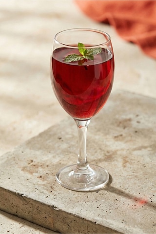 Lav Empire Cam Goblet 3'lü 590 ml Ayaklı (Şarap Kadehi , Kokteyl Bardağı)