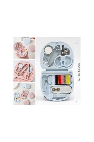 Taşınabilir Seyahat Tipi Mini Dikiş Seti, İğne, İplik, Makas Ve Tamir Aksesuarlarıyla Acil Durum Kit - Bgaaf24set001