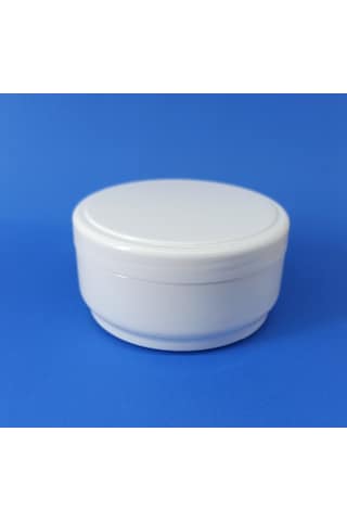 50 ML Beyaz Boş Kozmetik-Krem-Pomat Kutusu Plastik Krem Kavanozu 1-100 Adet