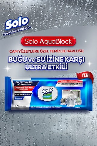 Aquablock Yüzey Temizlik Havlusu 3'lü 90 Yaprak Diğer