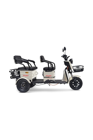 Skyjet Master Car Elektrikli Moped Beyaz