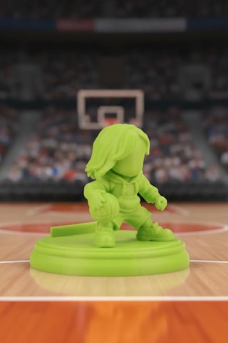 Noker Basketbolcu Telefon Tutucu Masaüstü Telefon Standı Yeşil