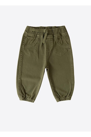 Kitikate Organik Gabardin Bebek Pantolon Yeşil Yeşil