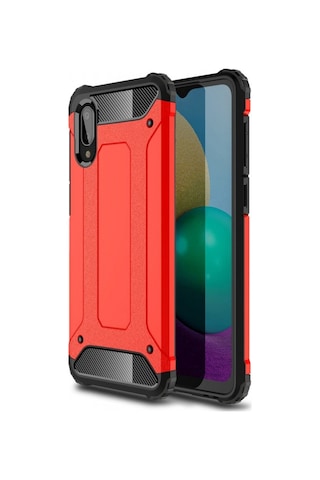 Fitcase Samsung Uyumlu Galaxy A02 (A022) Zirh Tank Tam Koruma Arka Kapak 508681849
