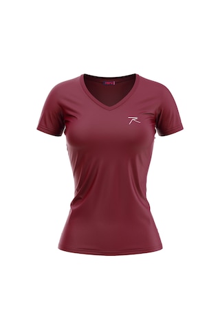 Raru Kadın %100 Pamuk T-Shirt Mulıer Bordo