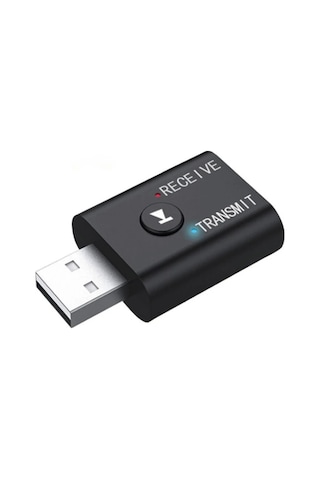 Kabloluyu Kablosuza Çevirin Bluetooth 2in1 Çevirici Dönüştürücü Adaptör Ve Fm Transmitter Aux Kiti