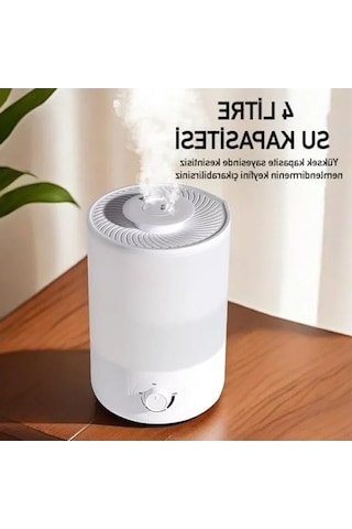 Ultrasonik Hava Nemlendirici Ve Aroma Difüzörü, 4 Litre Kapasite