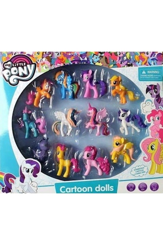 Oyuncak 12 Li Set Figür Oyuncak Pony Ler My Little Pony Oyuncakla