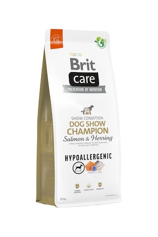 Dog Show Champion, Yarışma Köpekleri Kondisyonu İçin, Hipoalerjenik, Somon Balıklı Ve Ringa Balıklı Kuru Mama,
