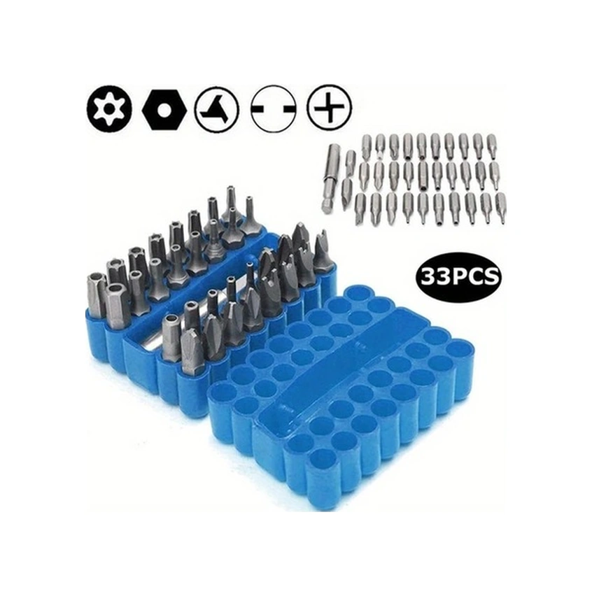 Trendooze 33 Parça Promaster Tornavida Uçları Seti - Kırmızı, Manyetik