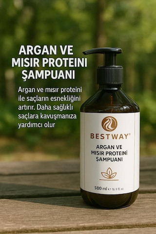 Bestway Argan Ve Mısır Proteinli Şampuan