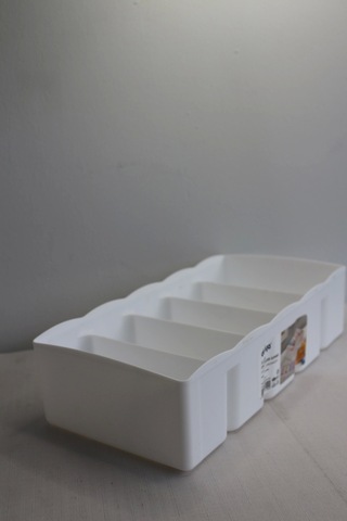 Dünya 5 Bölmeli Organizer 07410 Beyaz
