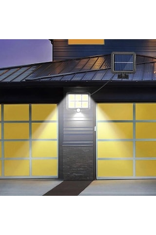 Güneş Enerji Panelli 120 Led Bahçe Aydınlatma S-30 Çok Renkli