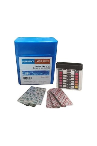 Superpool Haplı Ph-cl Test Kiti-ph And Cl Test Kit-tablet-toptancıyızbiz