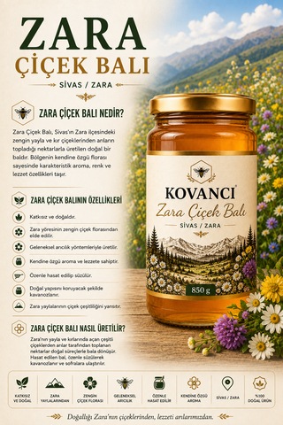 Çiçek Balı 2 X 850g Geleneksel Doğal Lezzet