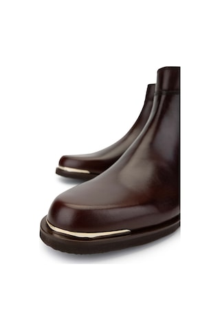 Tamer Tanca Erkek Hakiki Deri Kahverengi Casual Bot 183 40003 Erk Bot Sk24-25 Kahve Kahve