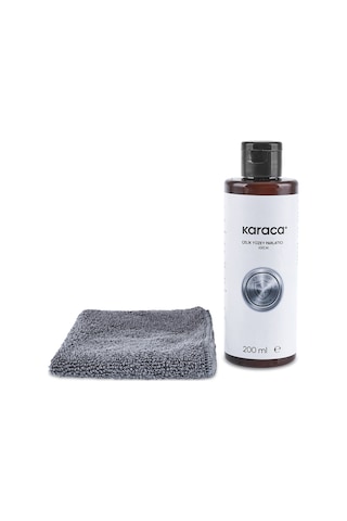 Karaca Çelik Yüzey Parlatıcı Krem Temizleyici Ve Mikrofiber Bez