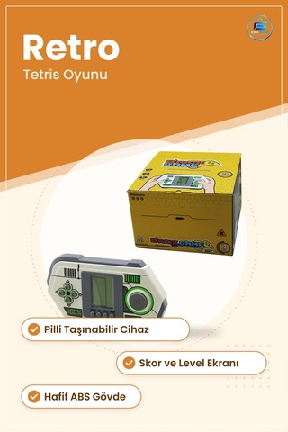 Tetris Elektronik El Oyunu Pilli Skor Level Ekranlı Taşınabilir O