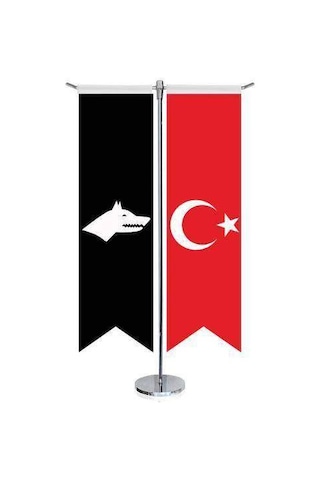 Siyah Beyaz Göktürk Bayrağı - 17 Eski Türk Devletleri Ve Türkiye -saten T Direk 2li Masa Bayrağı 1 Siyah Beyaz Göktürk Bayrağı - 17 Eski Türk Devletleri Ve Türkiye -saten T Direk 2li Masa Bayrağı 1