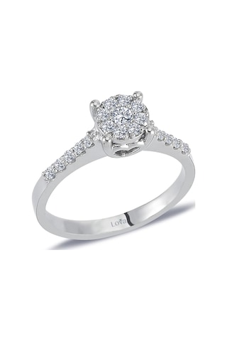 Lova 1 Karat Tektaş Görünümlü Pırlanta Yüzük - 1040541