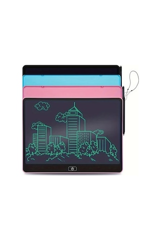 Trendooze 41 Cm Siyah Lcd Yazı Çizim Tableti Eğitici Hediye Gaojunshop01 Doğum Günü Noel Siyah