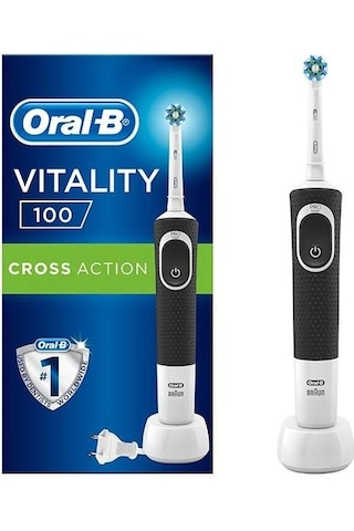 Oral-B Vitality D100 Cross Action Şarjlı Diş Fırçası Siyah