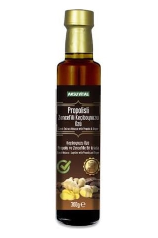 Aksu Vital Propolisli Zencefilli Keçiboynuzu Özü 350 Gr Katkısız