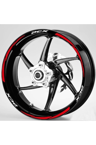 Pcx Beyaz Yazı Kırmızı Jant Şeridi Pcx Beyaz Yazı Kırmızı Jant Şeridi