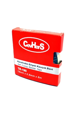 Kendinden Eriyen Kauçuk Bant 19 MM 8 M Elektrik Bandı