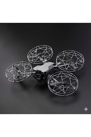 Djı Mini 5 Pro Orijinal Entegre Pervaneli 360 Derece Tak Çıkar Koruyucu Kafes Seti
