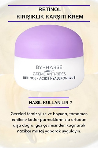 Byphasse Retinol Skin Booster Kırışıklık Karşıtı Bakım Kremi 50 ML
