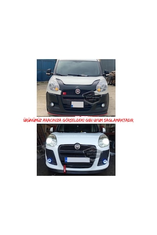 Fiat Doblo D3 2010-2015 Uyumlu Üniversal Mercekli Angel Sis Farı Metal Su Geçirmez 76 Mm Mavi Gündüz Farı Angel Sis Farı 57692886