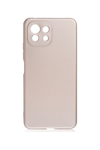 Xiaomi Mi 11 Lite Kılıf Esnek Yapılı İnce Slim Silikon Kapak Ryc/premier Gold