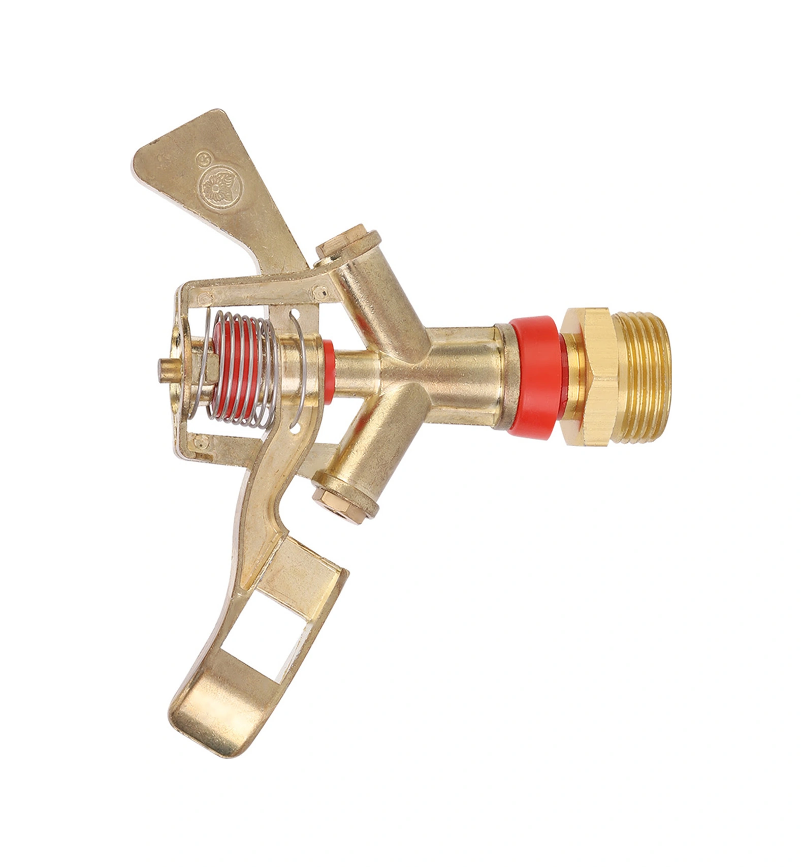 Hangfox Zink Allüminyum G3/4" 25mm Dış Dişli Kollu Sulama Sprinklerı - 15-25m Yayılma, 3-5kg Basınç, Çiftçi Bahçe Seracılık İçin 1 Adet