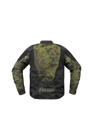 Icon Overlord 3 Magnacross Korumalı Motosiklet Montu Siyah Yeşil